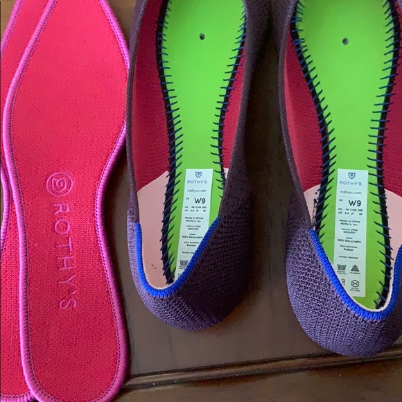 EUC Berry Lattice Rothy Points SOLD OUT - Picture 11 of 16